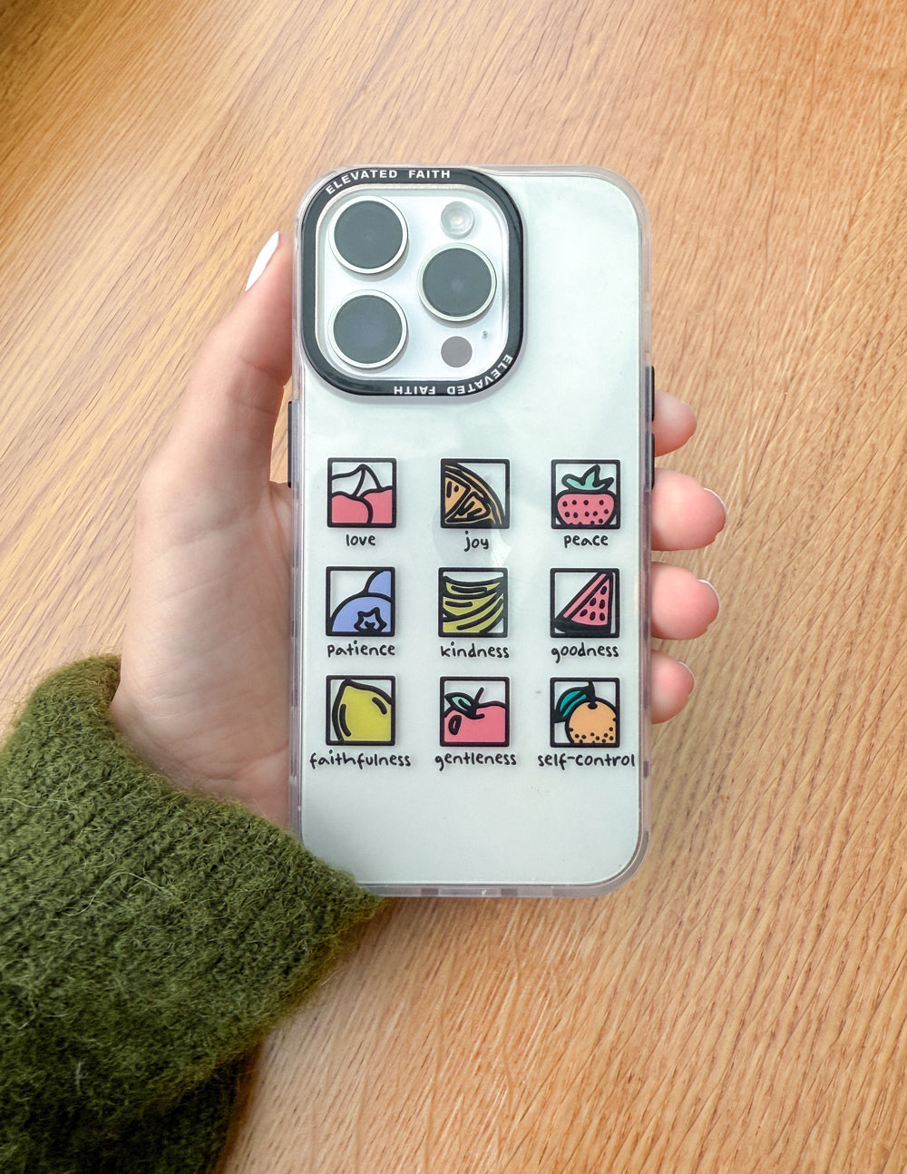 Clear Fruit of the Spirit Phone Case Elevated Faith