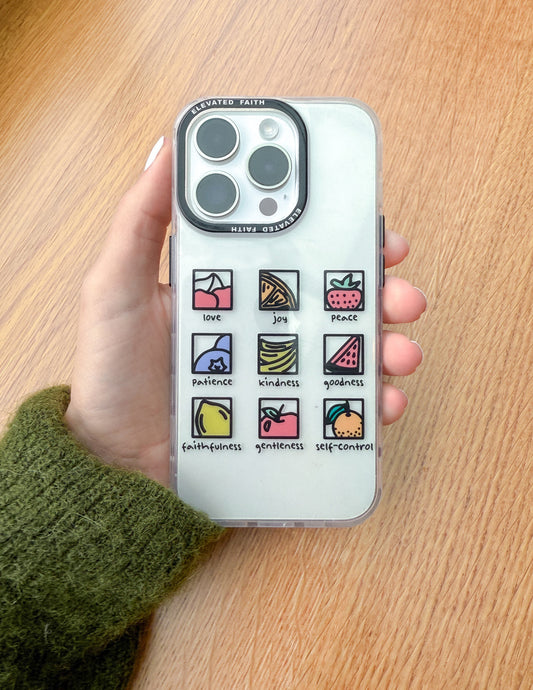 Clear Fruit of the Spirit Phone Case Elevated Faith