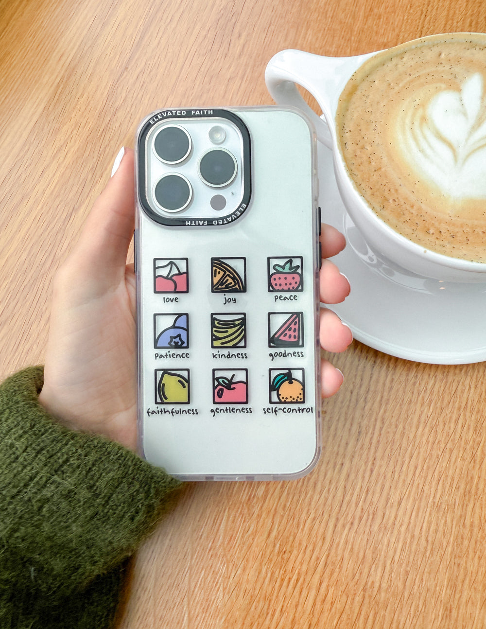 Clear Fruit of the Spirit Phone Case Elevated Faith