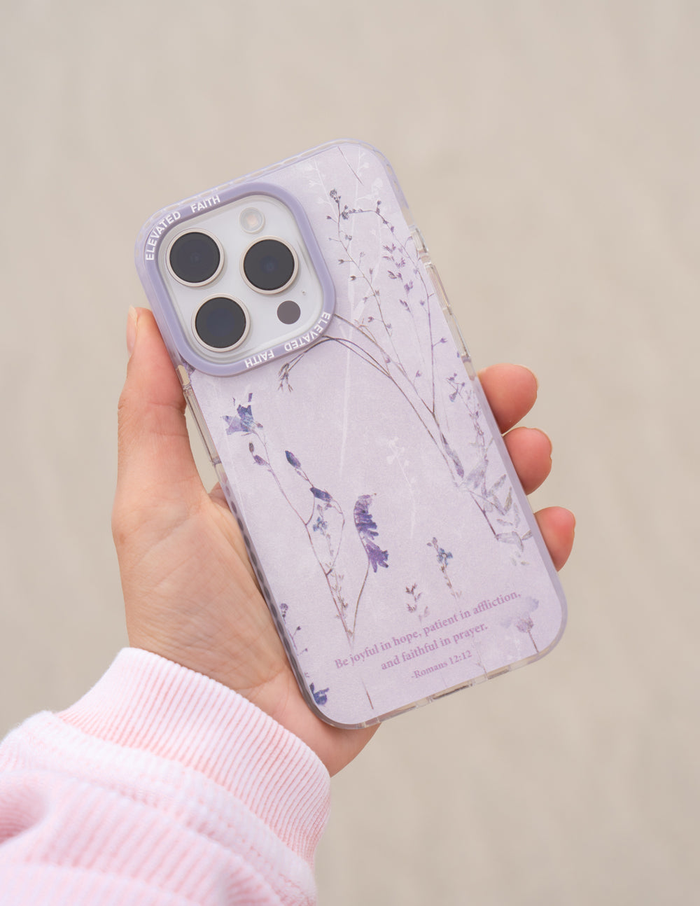 Romans 12:12 Phone Case Elevated Faith